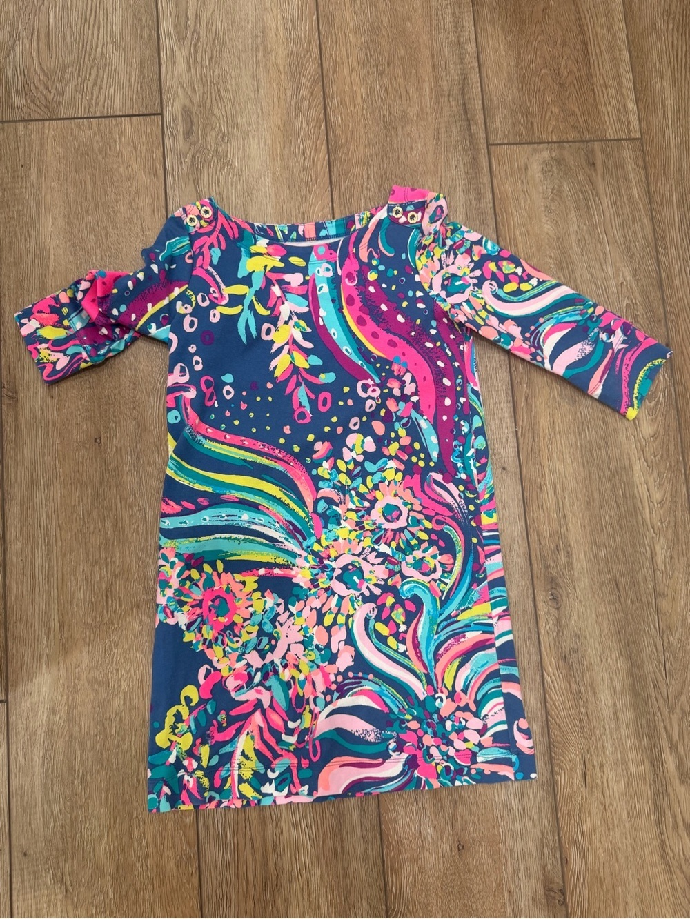 Lilly Pulitzer Girls Beach Loot Shift dress 0236